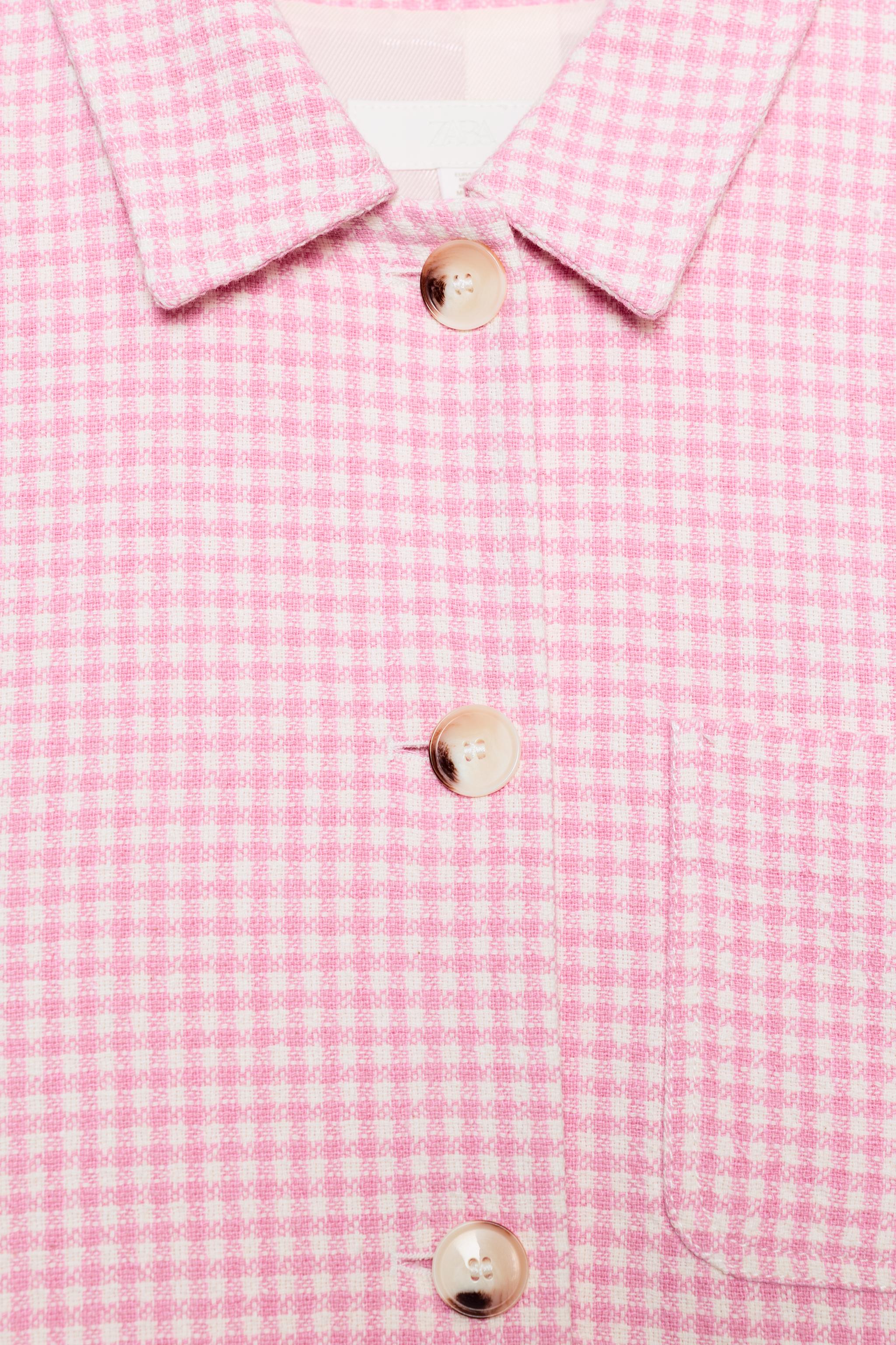 GINGHAM CHECK JACKET